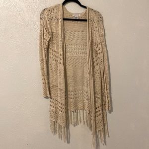 Knitted lightweight cardigan